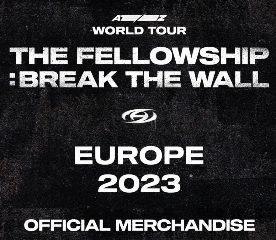 ATEEZ OFFICIAL EUROPE TOUR 2023 OFFICIAL POP UP STORE IN AMSTERDAM