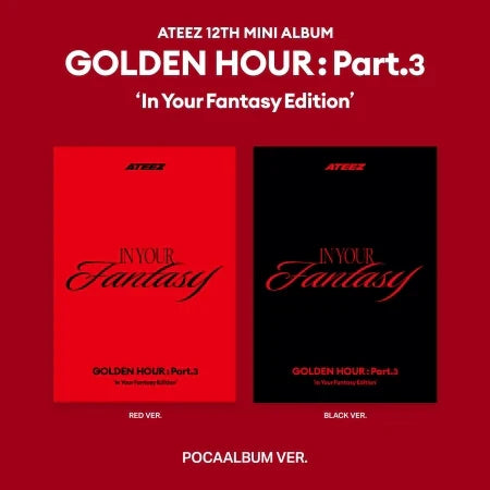 ATEEZ - GOLDEN HOUR Part.3 In Your Fantasy Edition (12th MINI ALBUM) (POCAALBUM Version)