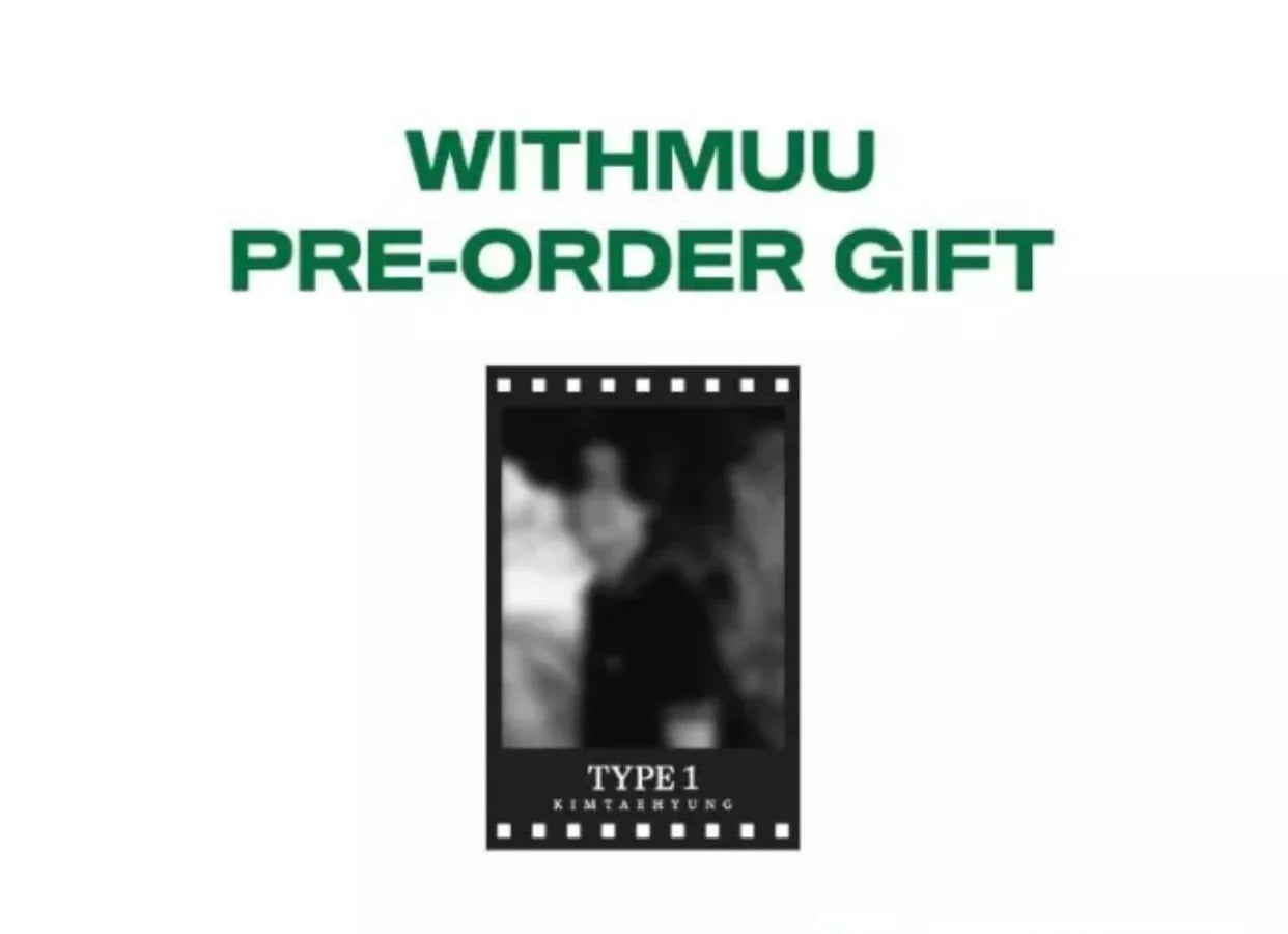V (BTS) - TYPE 1 PHOTOBOOK (Limited) with WITHMUU POB (Film Photo)