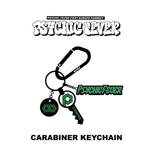 PREORDER: Carabiner Keyring - PSYCHIC FEVER 1ST EUROPE FANMEET TOUR MD