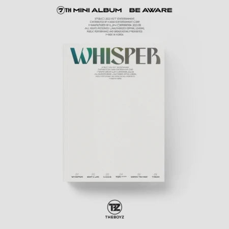 THE BOYZ - 7TH MINI ALBUM BE AWARE Document
