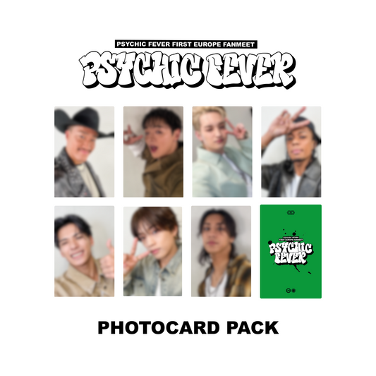 PREORDER: Regular Photocard Pack - PSYCHIC FEVER 1ST EUROPE FANMEET TOUR MD