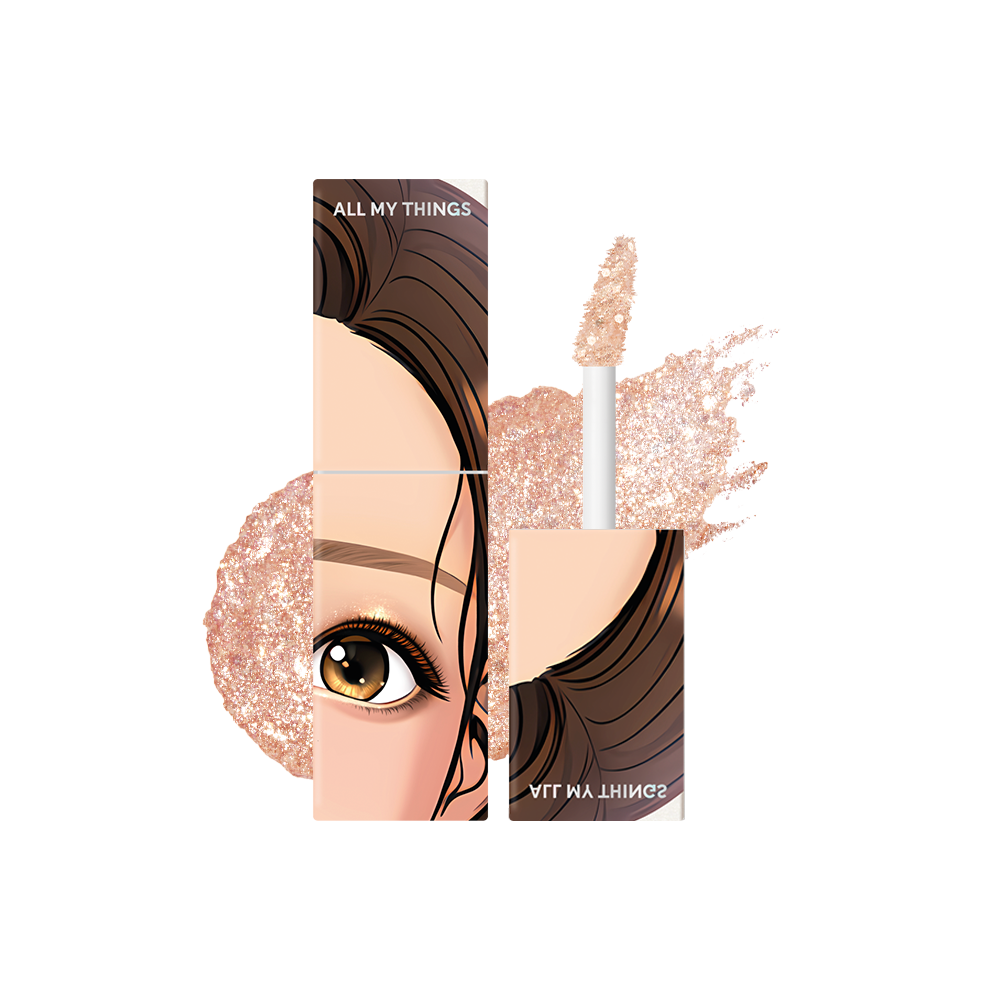 All My Things True beauty Glitter 03 dear rose