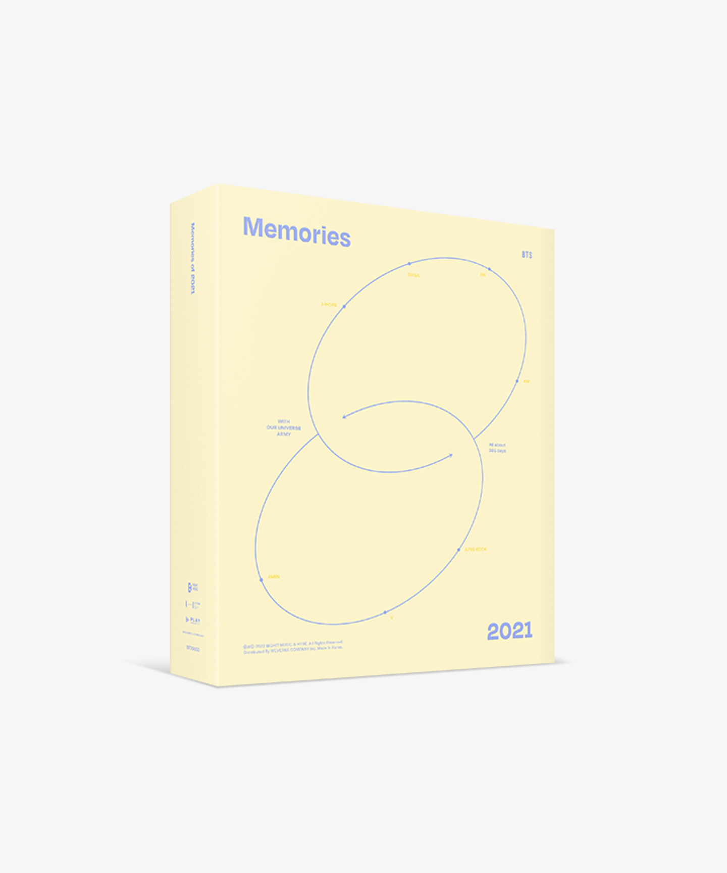 BTS - MEMORIES OF 2021 DIGITAL CODE GIFT : PRINT PHOTO 1PCS +ACRYLIC PHOTO FRAME