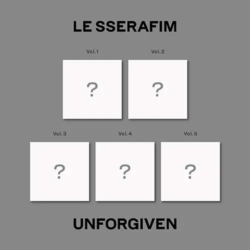 LE SSERAFIM - UNFORGIVEN 1st Studio Album (3 Versioni SET) + Gift Esclusivo - Foto 10