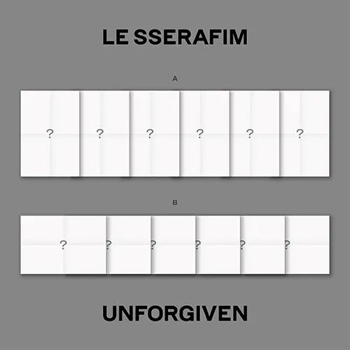 LE SSERAFIM 1ST STUDIO ALBUM UNFORGIVEN WEVERSE ALBUMS VERSION