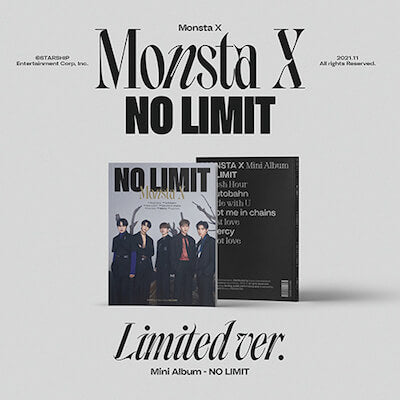 PREORDER MONSTA X - MINI ALBUM NO LIMIT(LIMITED EDITION)