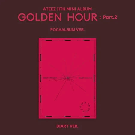 ATEEZ - GOLDEN HOUR : Part.2 (POCAALBUM Version) Diary Version