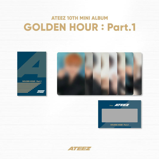 ATEEZ GOLDEN HOUR MD PHOTO & SCRATCH CARD A SET