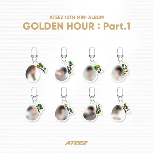 ATEEZ GOLDEN HOUR MD RANDOM ACRYLIC KEYRING