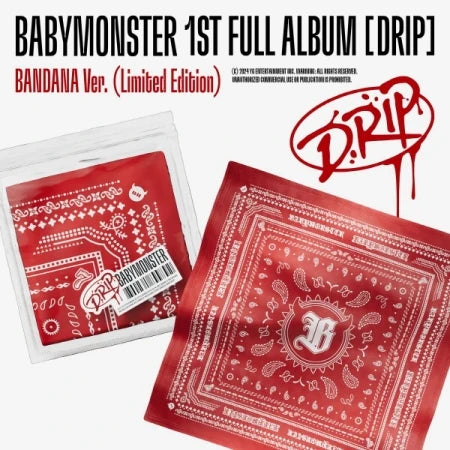 BABYMONSTER - 1st FULL ALBUM DRIP (BANDANA Version) (Limited Edition)