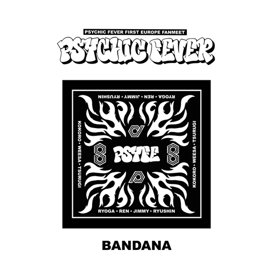 PREORDER : PSYCHIC FEVER 1ST EUROPE FANMEET TOUR MD - Bandana (BERLIN COLLECTION)