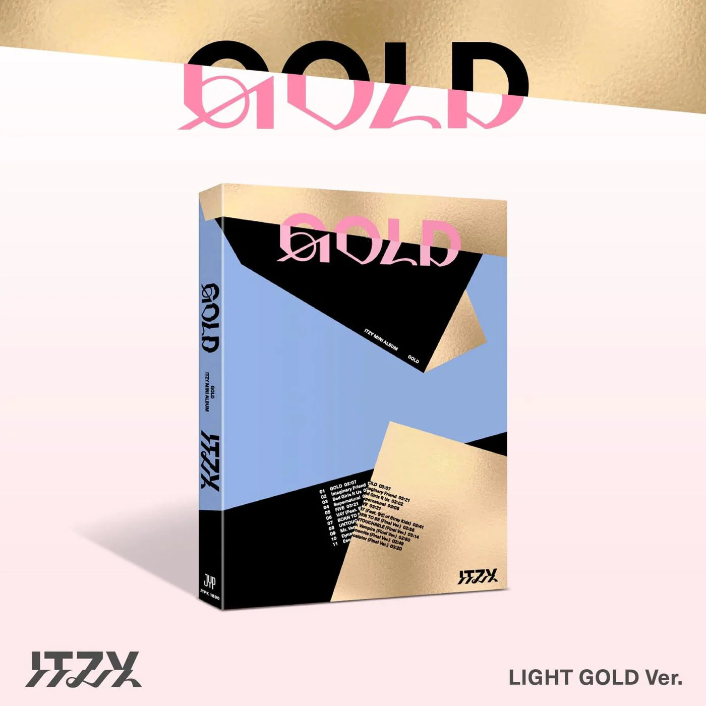 ITZY - 2ND FULL ALBUM GOLD (STANDARD Version) Light Gold