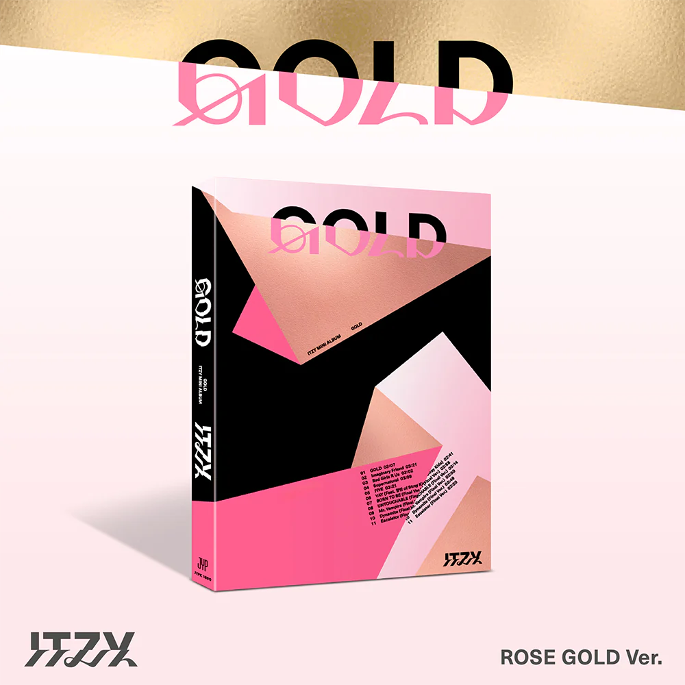 ITZY - 2ND FULL ALBUM GOLD (STANDARD Version) Rose Gold