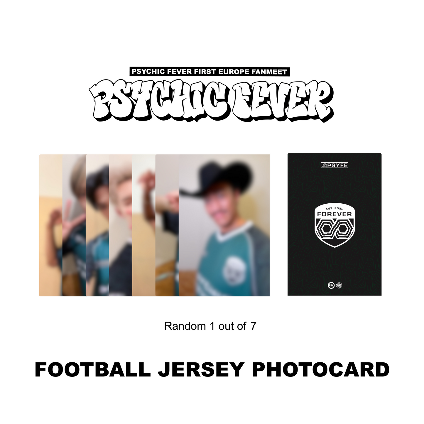 PREORDER : PSYCHIC FEVER 1ST EUROPE FANMEET TOUR MD - Short Sleeved Football Jersey (BERLIN COLLECTION)