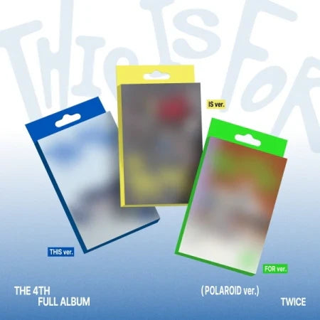 TWICE - THIS IS FOR (4th FULL ALBUM) (POLAROID Version)