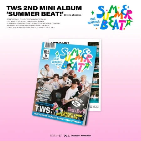 TWS - SUMMER BEAT (Weverse Albums version) + Weverse Shop Gift