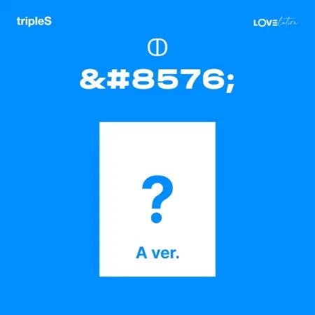 tripleS - MINI ALBUM LOVElution Muhan Version A