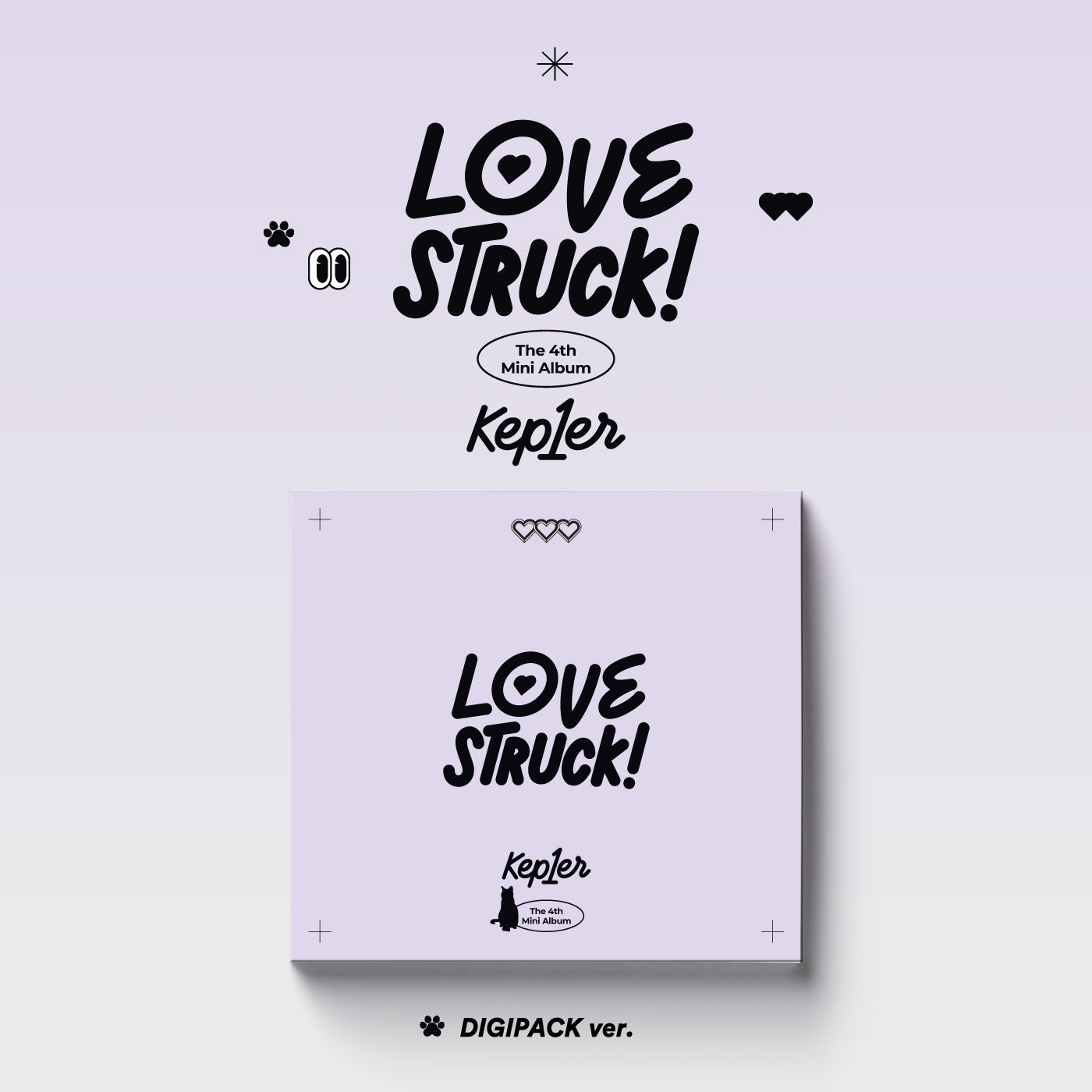 KEP1ER - 4TH MINI ALBUM LOVESTRUCK! DIGIPACK VERSION