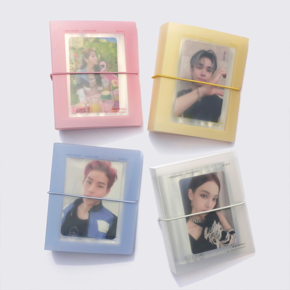 BE ON D Deco Pocket Sleeve Photo Card File blue