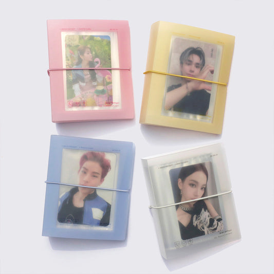 BE ON D Deco Pocket Sleeve Photo Card File blue