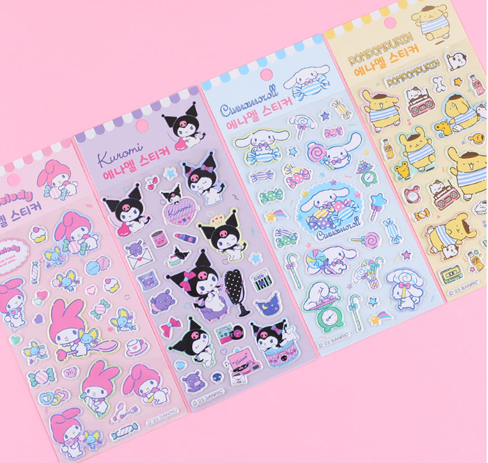 SANRIO ENAMEL STICKER MY MELODY